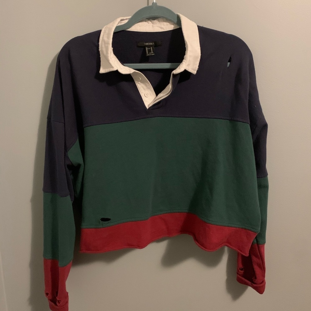 Forever21 Cropped Long-sleeve🤍